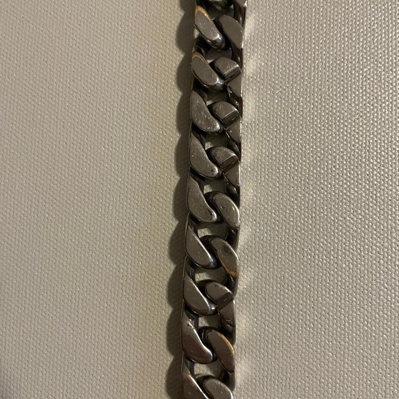 Louis Vuitton Chain Links Mens Bracelet. Size medium. Colour: Stainless Steel - Picture 6 of 6